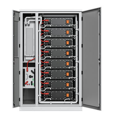 Cabinet refrigerado por líquido 372KWh Sistema de almacenamiento de alta tensión LiFePo4 Battey Modbus TCP Protección IP67