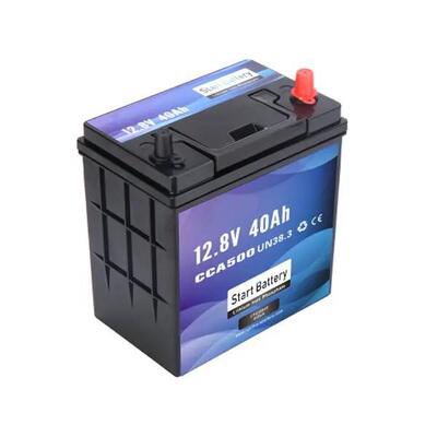 calidad Batería de arranque LiFePO4 de 12V 40Ah 500CCA Bluetooth para marina, vehículos recreativos y camiones, batería de litio con BMS inteligente fábrica
