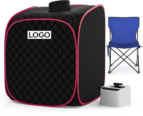 calidad Kit de sauna portátil directo de fábrica OEM ODM con calefacción de carbono al por mayor Paquete de spa personal con silla plegable y almohadilla térmica para pies fábrica