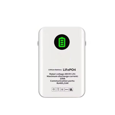 calidad Batería LiFePO4 de montaje en pared Batería de almacenamiento solar de 5,12 kWh con BMS inteligente para respaldo en el hogar y vida fuera de la red fábrica