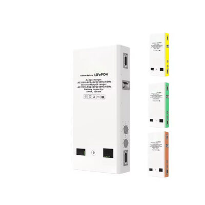 calidad 5.12kWh LiFePO4 Batería Solar Todo en Uno Con Inversor 51.2V 100Ah Almacenamiento de Energía Montado en Pared Con Monitoreo WiFi Marca Personalizada Disponible al por Mayor fábrica
