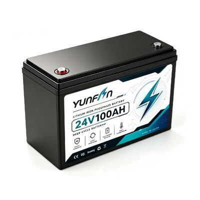 calidad YF24V100Ah-LAS 25.6V 100Ah LiFePO4 Batería 2560Wh IP55 ABS + Reemplazo directo de carcasa de PC para batería de almacenamiento solar fuera de la red UPS de plomo ácido de 24V fábrica