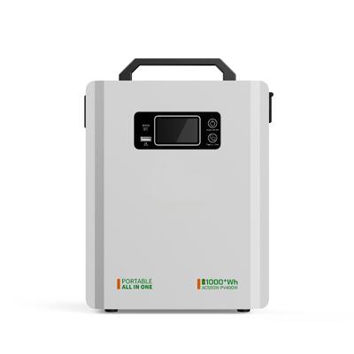 Calidad Batería de respaldo para todo el hogar Programa OEM de baterías para el hogar Generador solar todo en uno Sistema de almacenamiento de energía solar Estación de energía UPS de onda sinusoidal pura fábrica