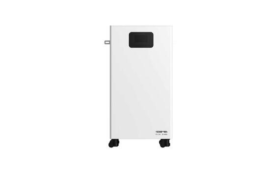 Calidad Vertical Indoor Floor Mount 16kWh Lithium Iron Phosphate Battery 51.2V 314Ah Deep Cycle LiFePO4 Battery Pack With Smart BMS CAN RS485 For Home Backup Off Grid Solar Residential Energy Storage System fábrica