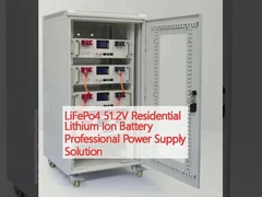 LiFePo4 51.2V Residencial Batería de iones de litio Solución de suministro de energía profesional